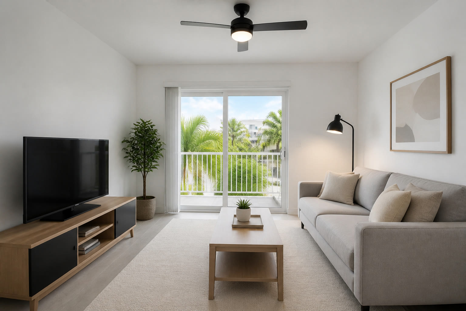 1-bed example scheme only; designs may vary, not a completed job.